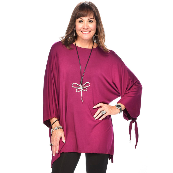 Bamboo Tie Sleeve Top