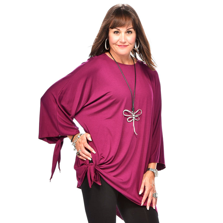 Bamboo Tie Sleeve Top