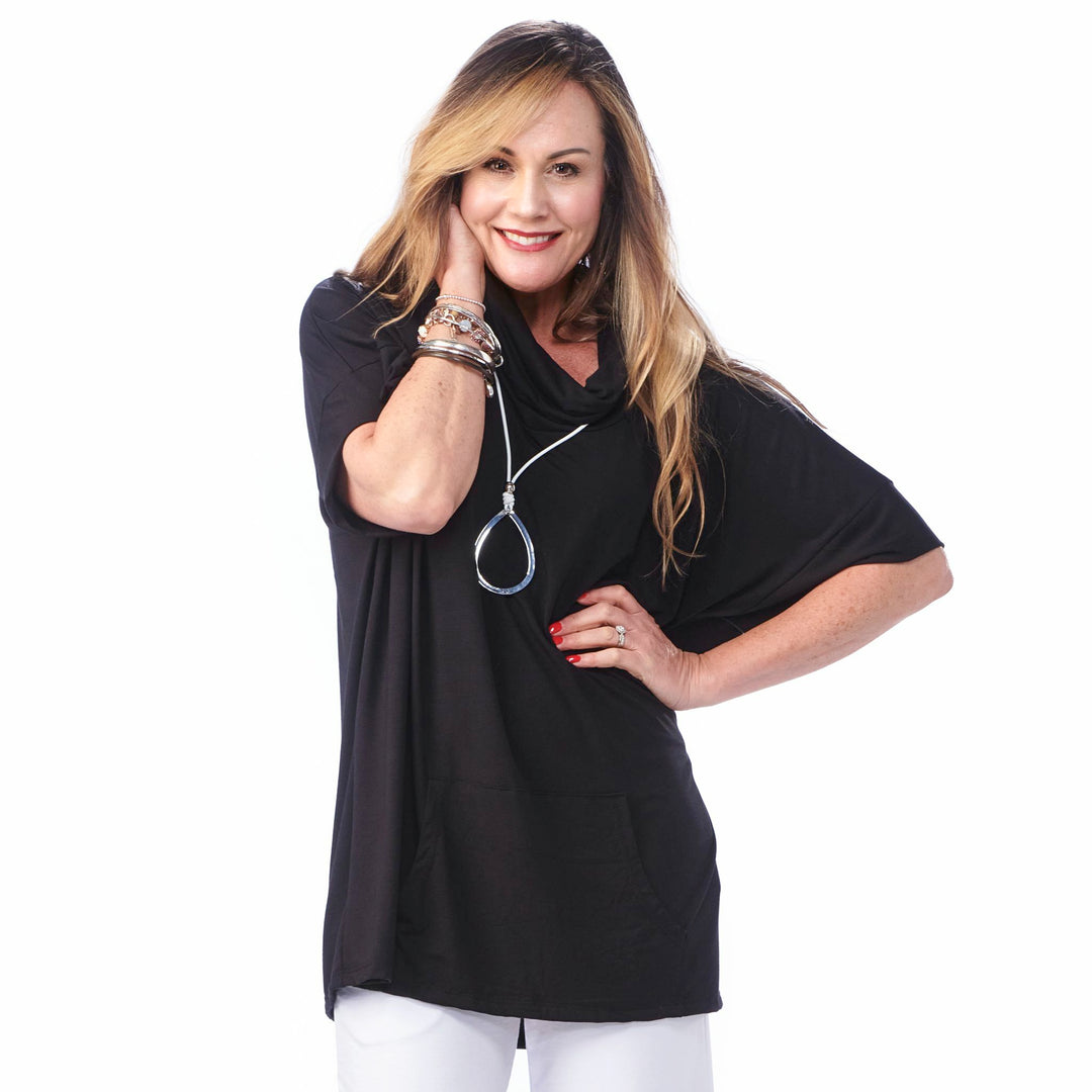 Bamboo Relaxed Cowl Shirt