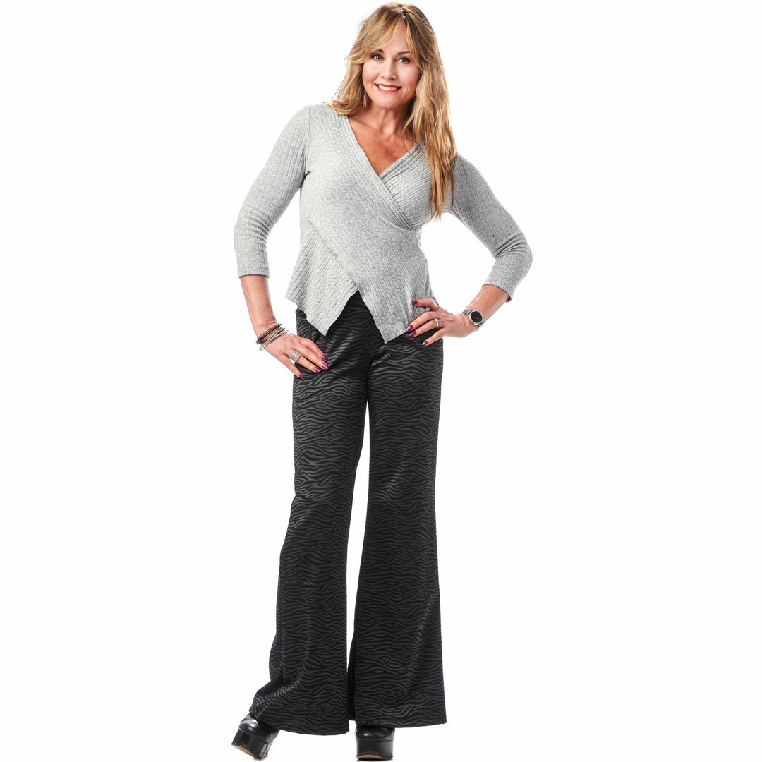 Jacquard Flare Pant