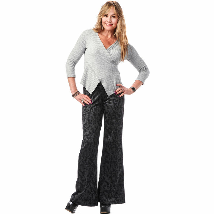 Jacquard Flare Pant