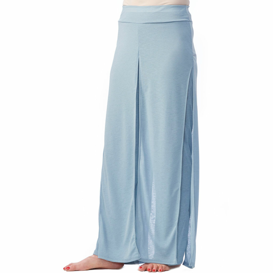 Gauze Layered Palazzo Pant