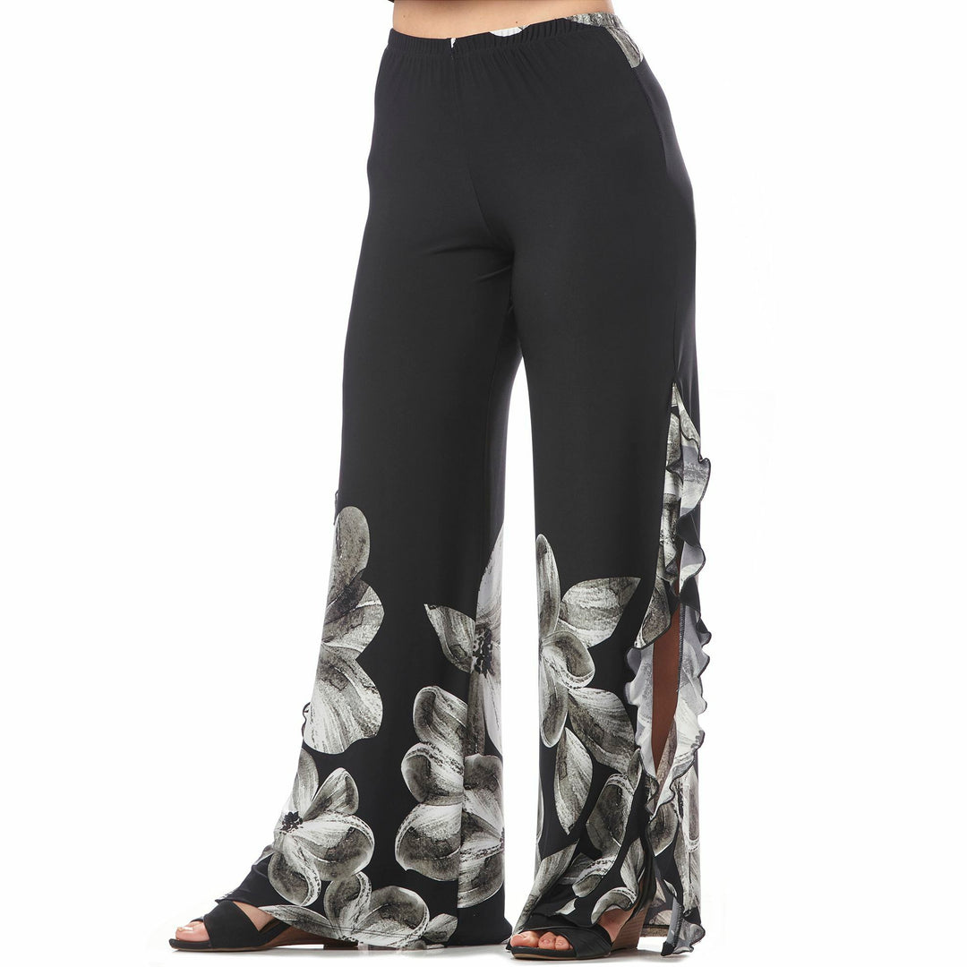 High Slit Ruffled Pant