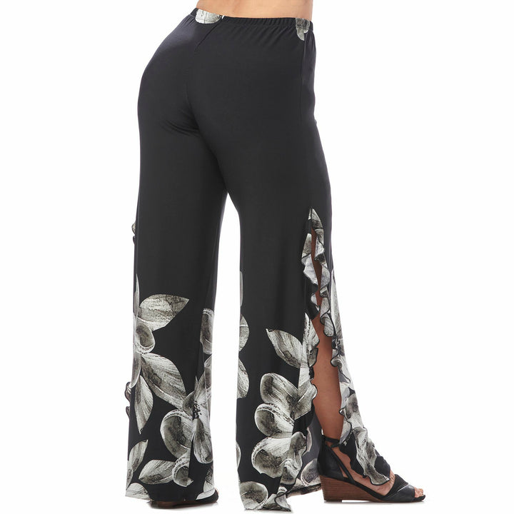 High Slit Ruffled Pant