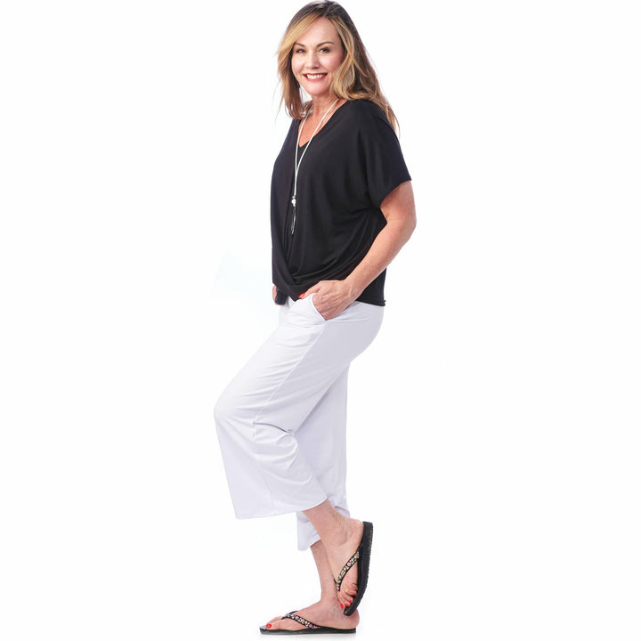 Bamboo Pocketed Crop Pant