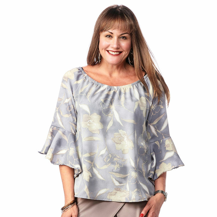 Bell Sleeve Peasant Top