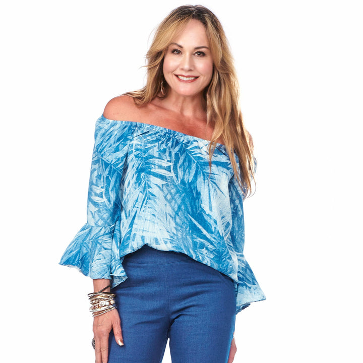 Bell Sleeve Peasant Top