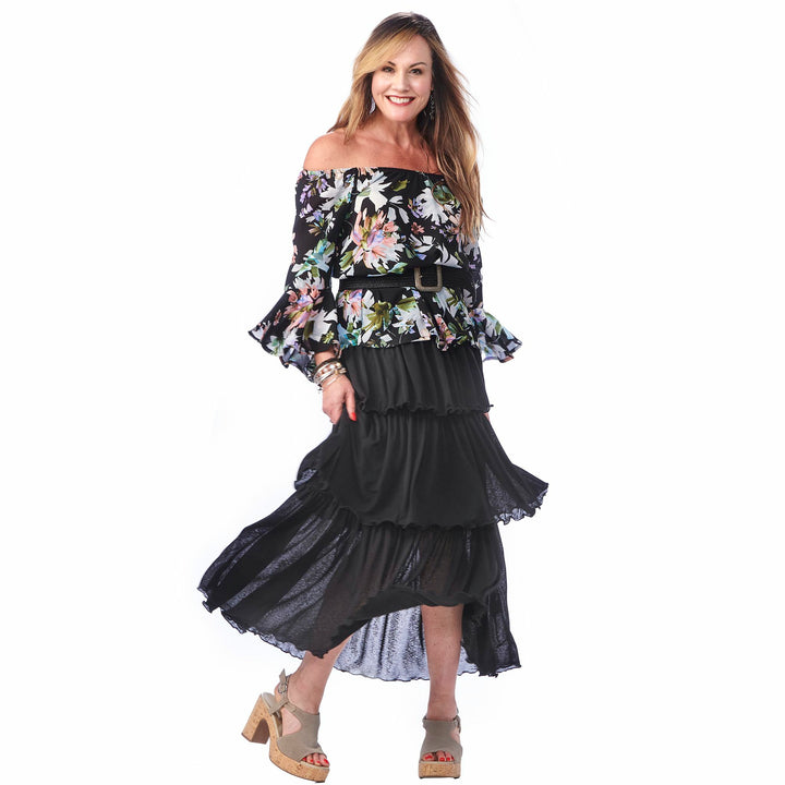 Bell Sleeve Peasant Top