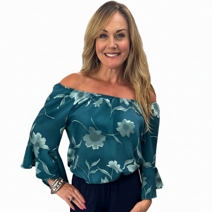 Bell Sleeve Peasant Top