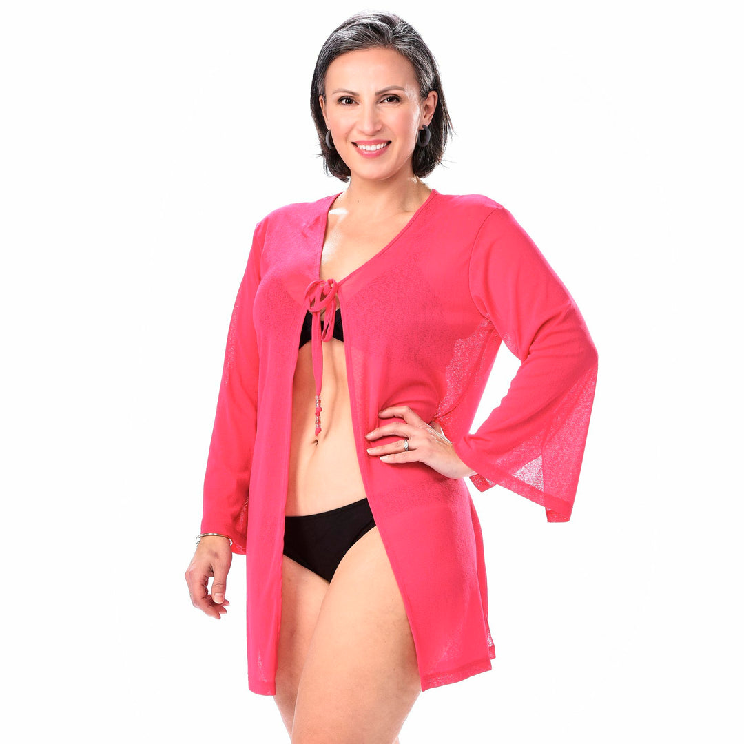 Tunique à nouer sur le devant