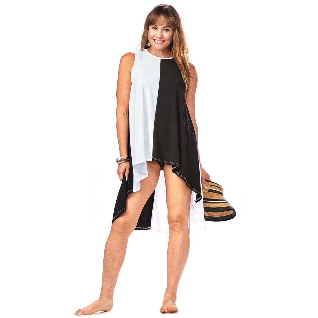 Sleeveless Colourblock Tunic