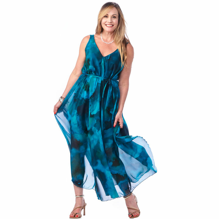 Chiffon Grecian Dress
