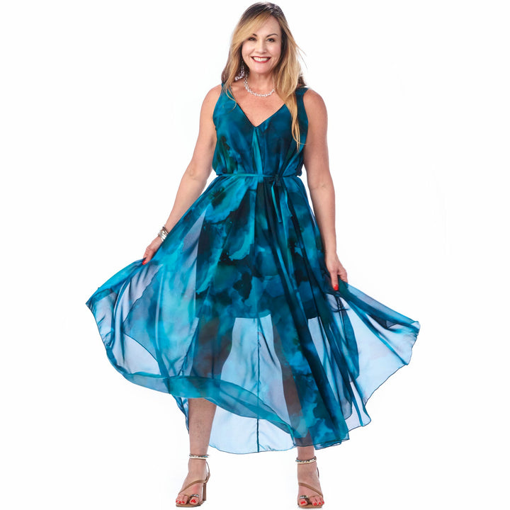 Chiffon Grecian Dress