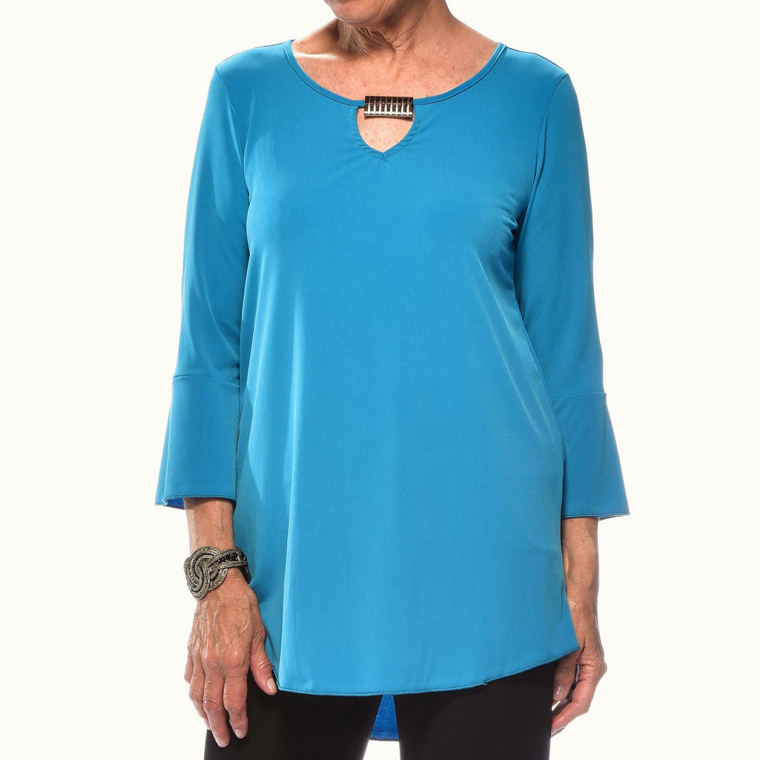 Bell Sleeve Top with Clasp