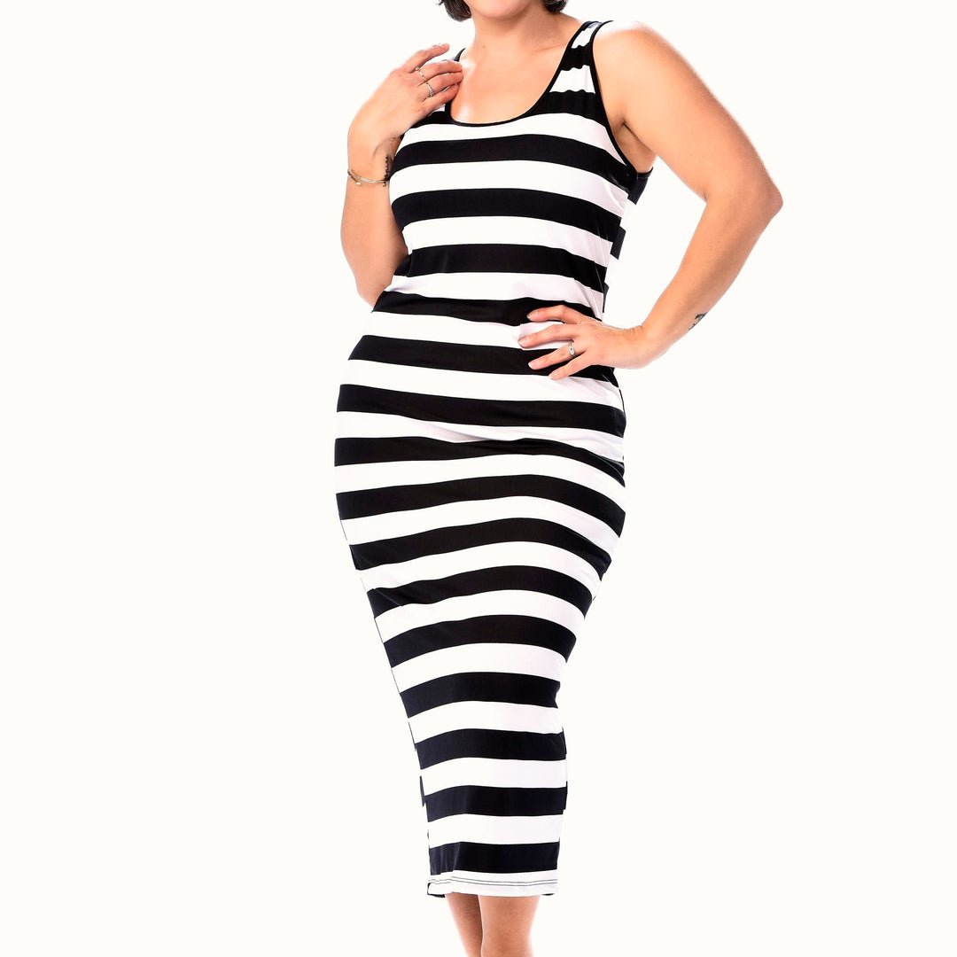 Large Striped Dress